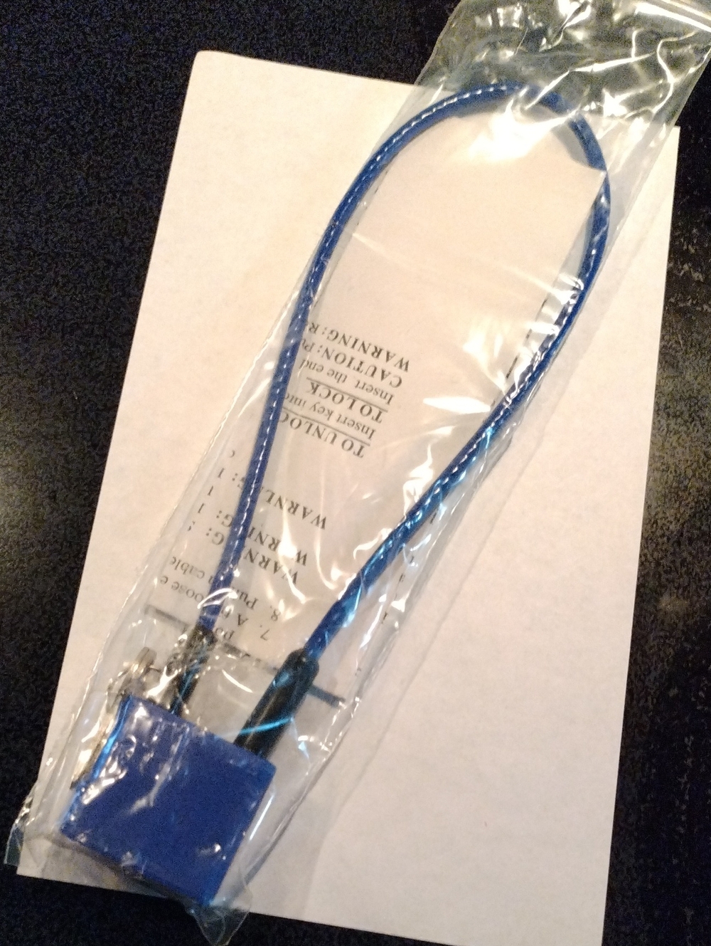 Blue Gun Lock